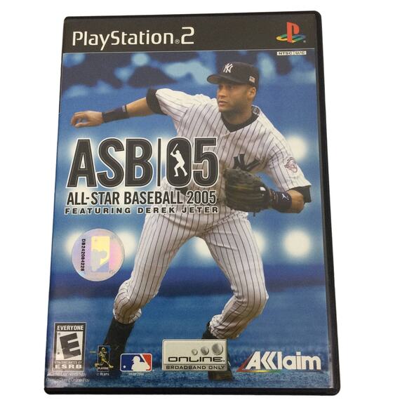 All Star Baseball 2005 Featuring Derek Jeter Playstation 2 Video Game - Picture 1 of 6